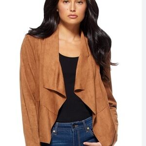 Good hart by Matilda Jane Brown Draped Blazer zs XS stretch comfort